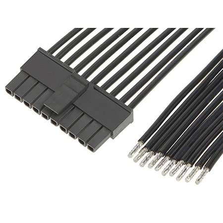 Molex Micro-Fit 3.0 Female-To-Pigtail Off-The-Shelf (Ots) Cable Assembly, Single Row 2147511102